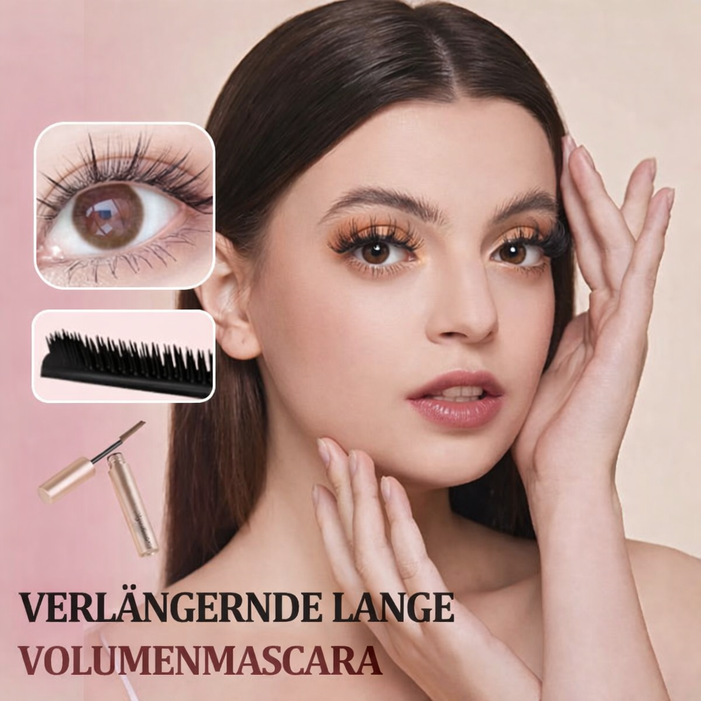Beautéline / Wasserfeste Volumen Mascara mit Präzisionsbürste (1+1 Gratis)
