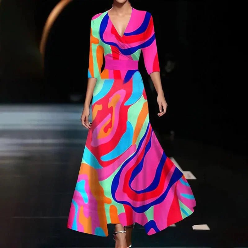 Alma | Elegantes Damenkleid mit Ärmeln - Sopheria