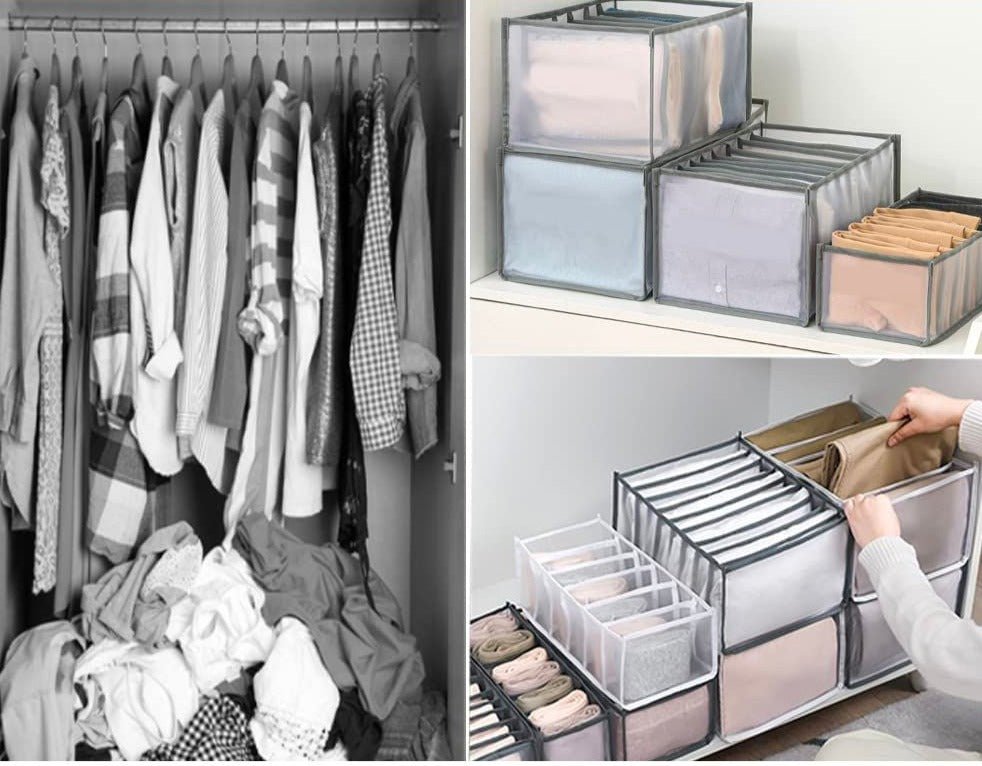 Aufbewahrungsbox-Set zum Ordnen Ihrer Schubladen (x3) - Sopheria