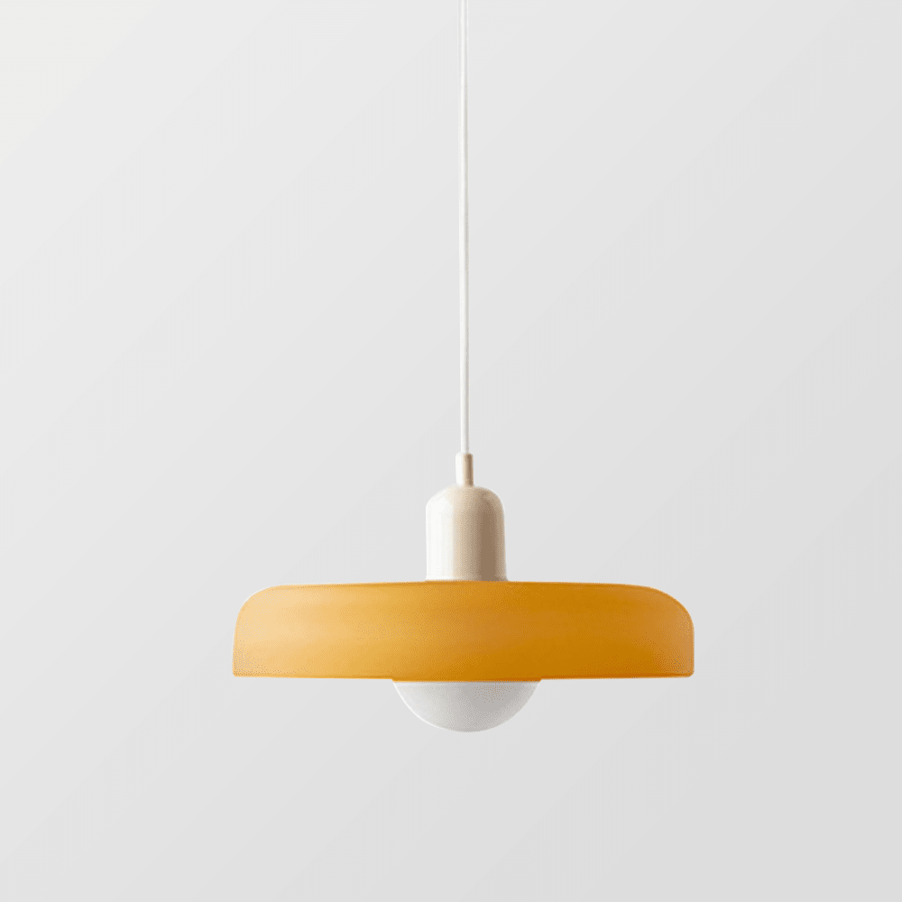 Aurelio™ | Bauhaus-Pendelleuchte aus farbigem Glas - Sopheria