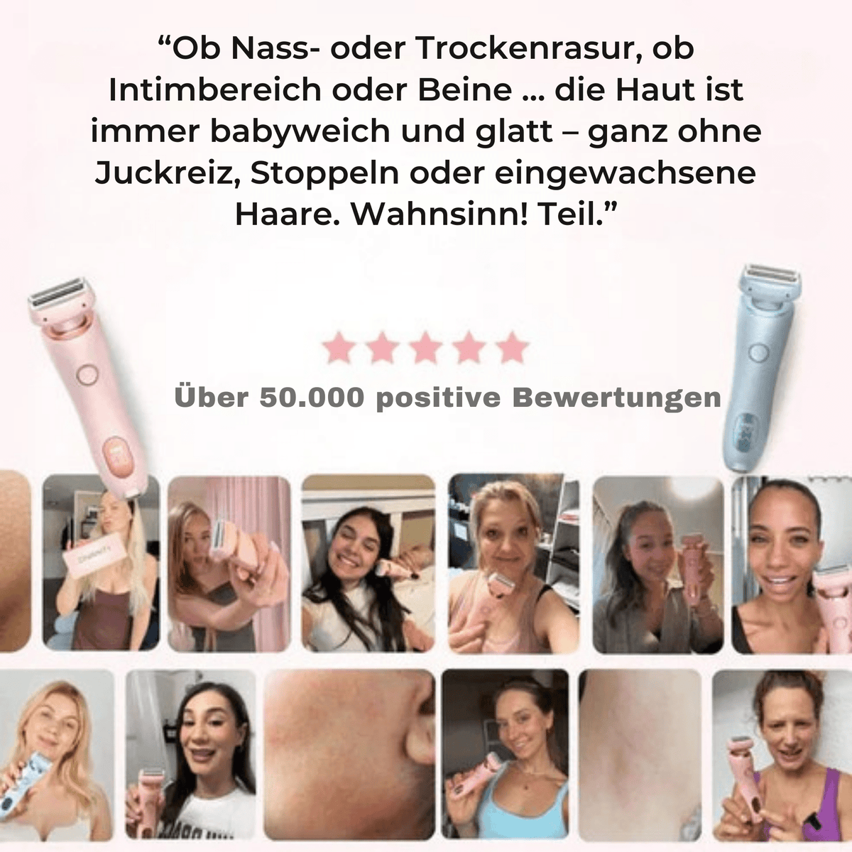 BabyBlüten™ / Nie wieder Schmerzen, glatte Haut, keine Peinlichkeiten mehr - Sopheria