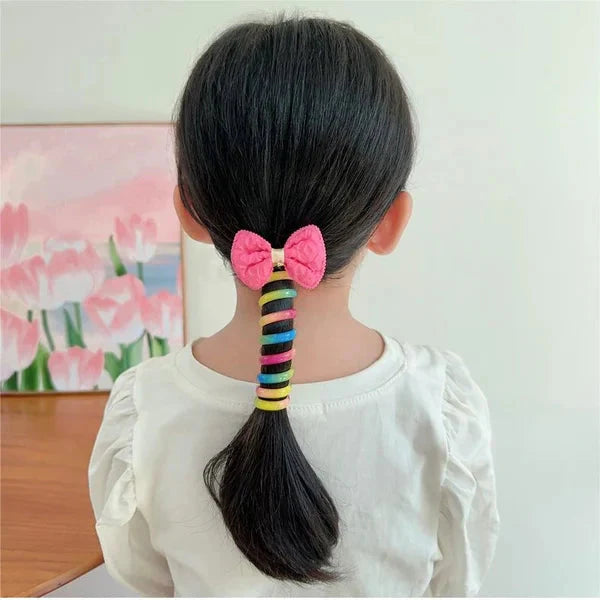 HaarHerz™ / Kleine Prinzessin Telefonkabel Haargummis