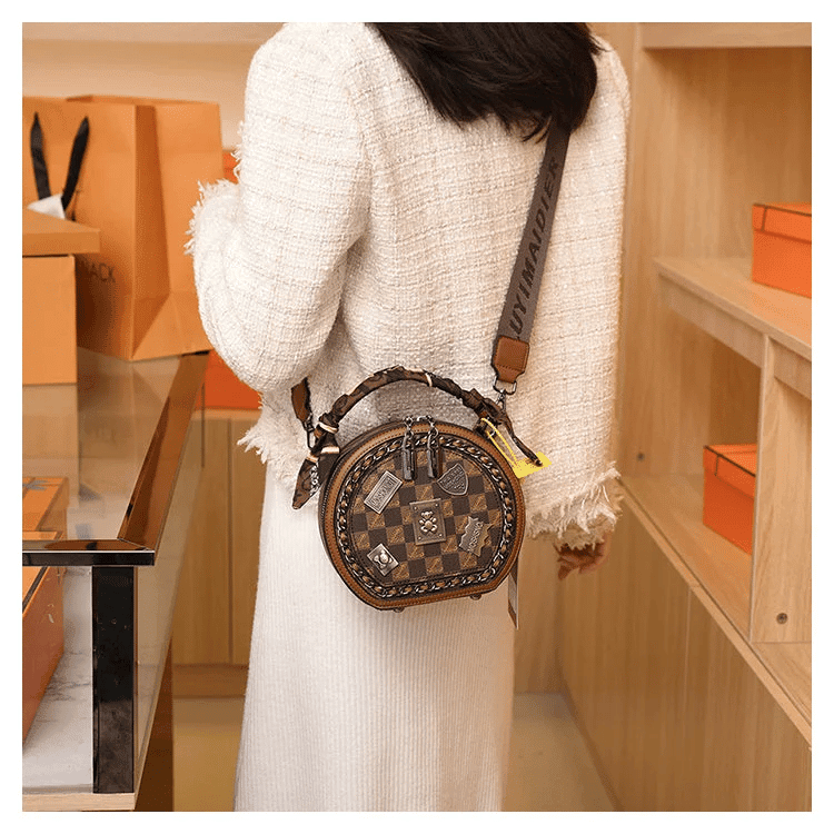 BärLuxe – Leder Umhängetasche mit Vintage Stil - Sopheria