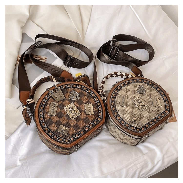 BärLuxe – Leder Umhängetasche mit Vintage Stil - Sopheria