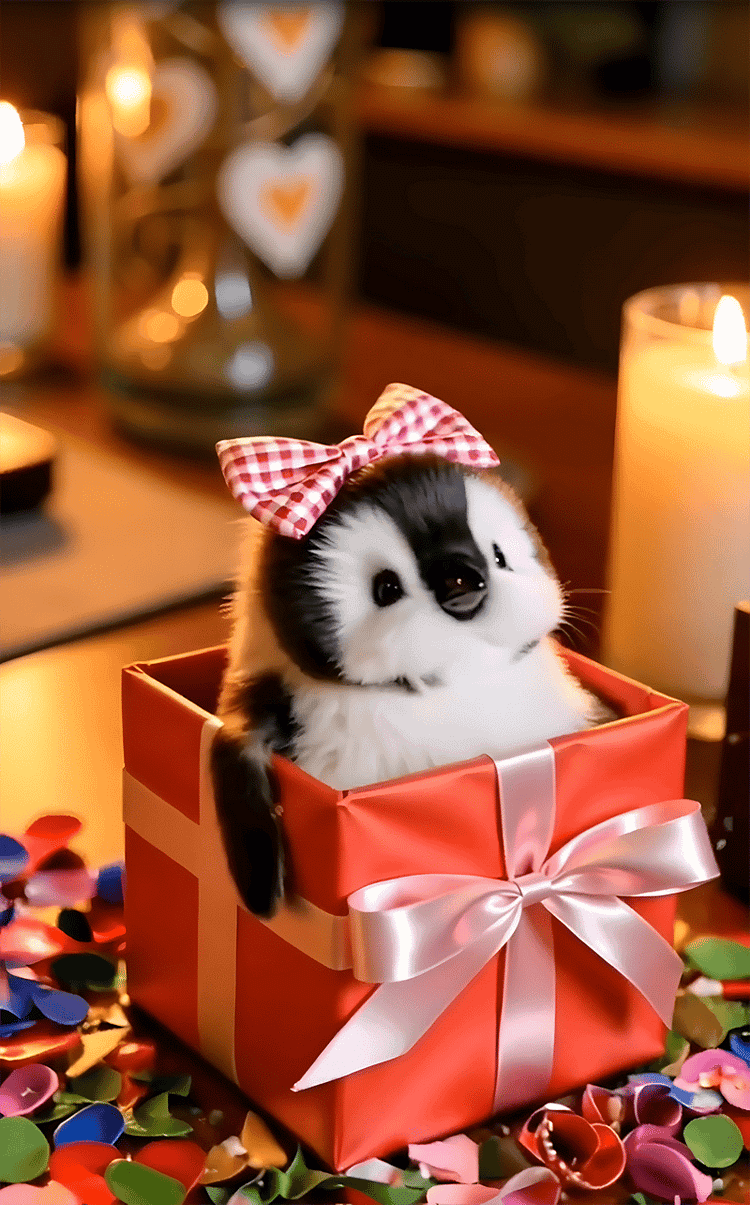 PinguPlüsch™ / Super Realistischer Plüsch KI Pinguin