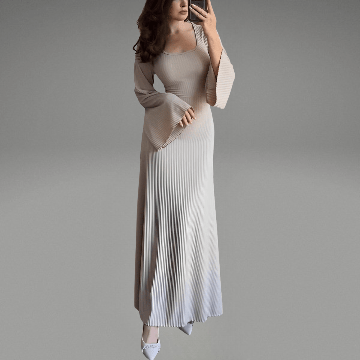 Beatrice™ | Gestricktes Maxikleid - Sopheria