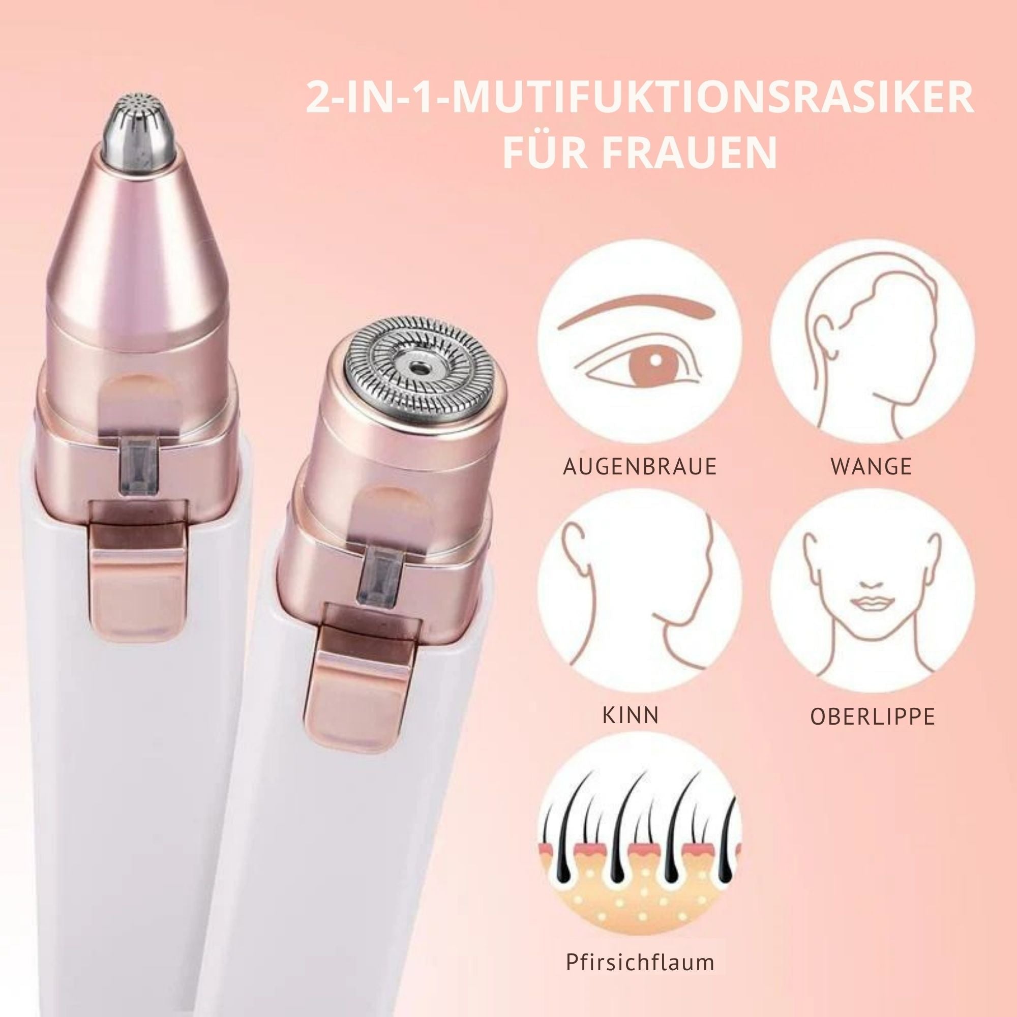 BeautyBlitz™ / Gerät zur Entfernung von Augenbrauen- und Gesichtshaaren bei Frauen - Sopheria