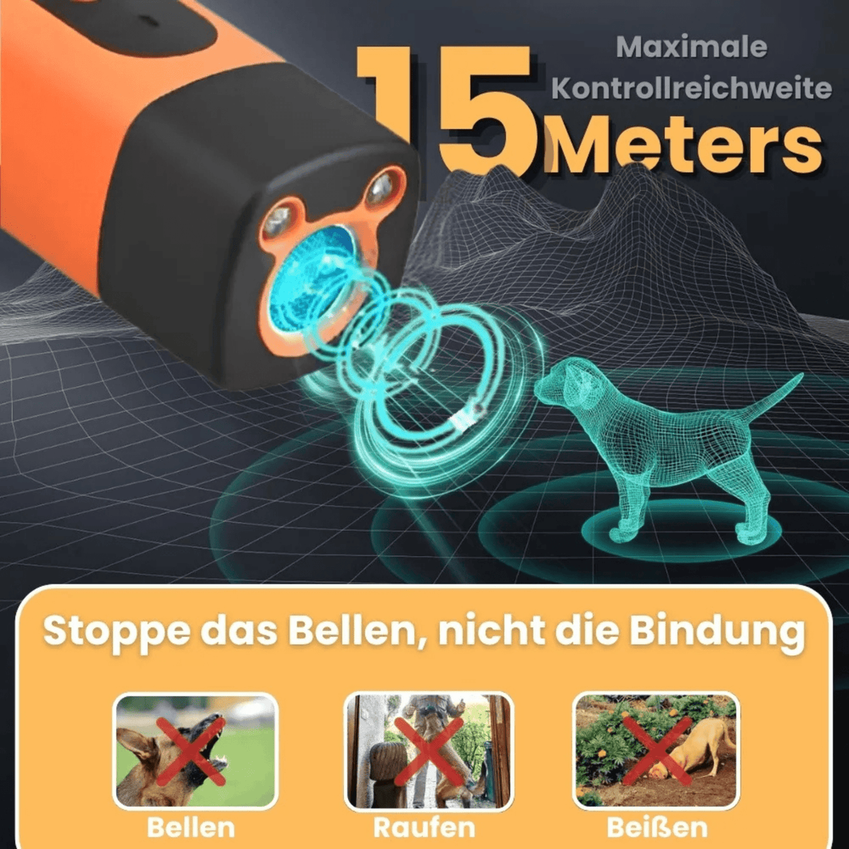 BellenBlock™ / Schonendes Ultraschall-Training für ruhiges Zuhause - Sopheria