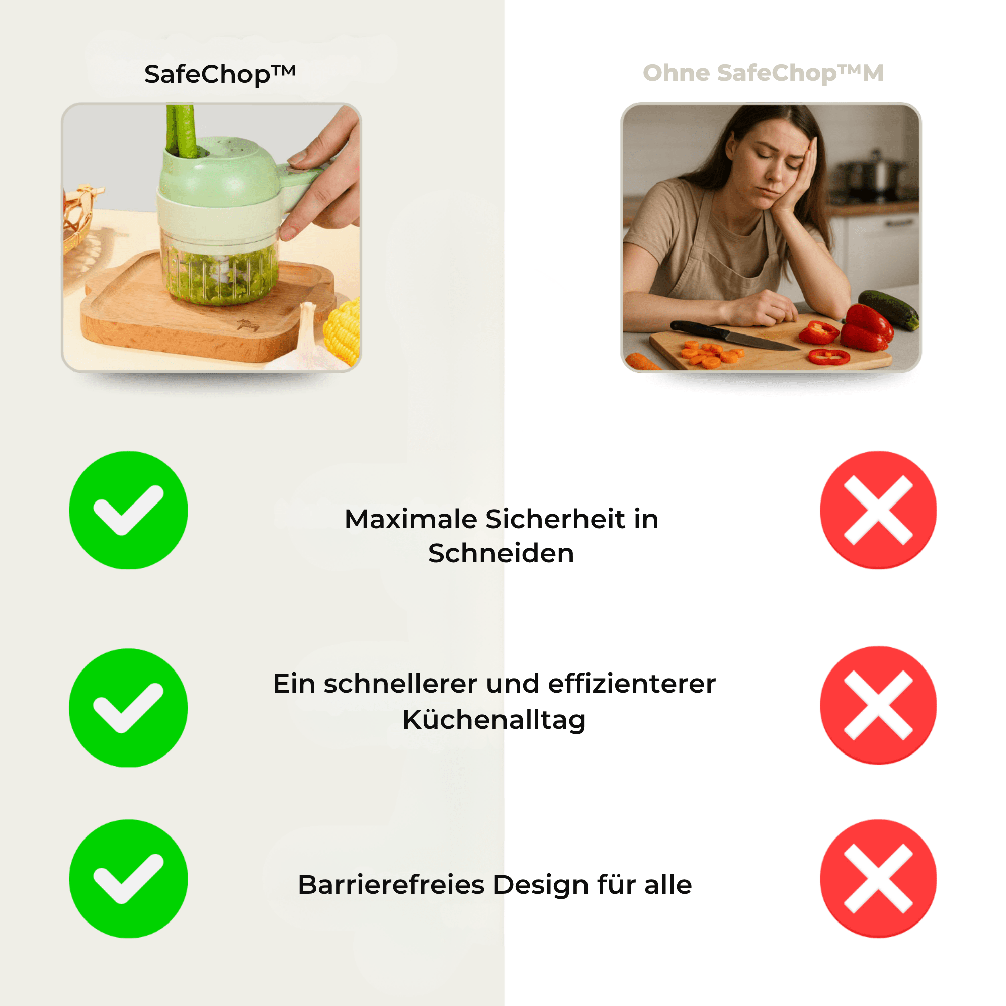 Benedikt – Sicher schneiden & Zeit sparen in der Küche - Sopheria
