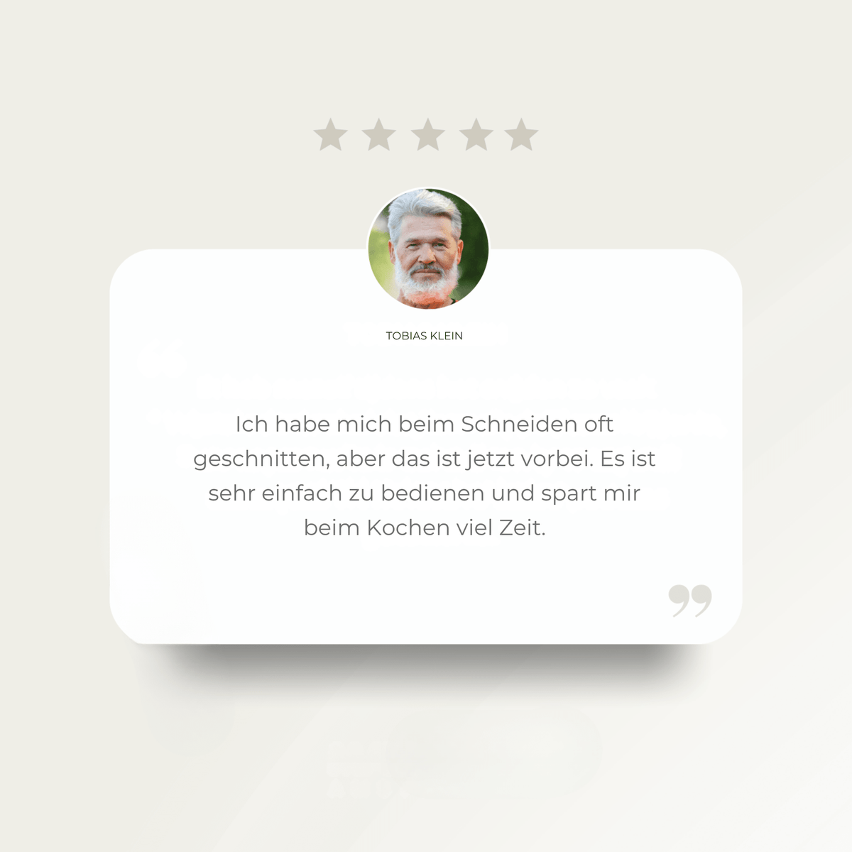 Benedikt – Sicher schneiden & Zeit sparen in der Küche - Sopheria