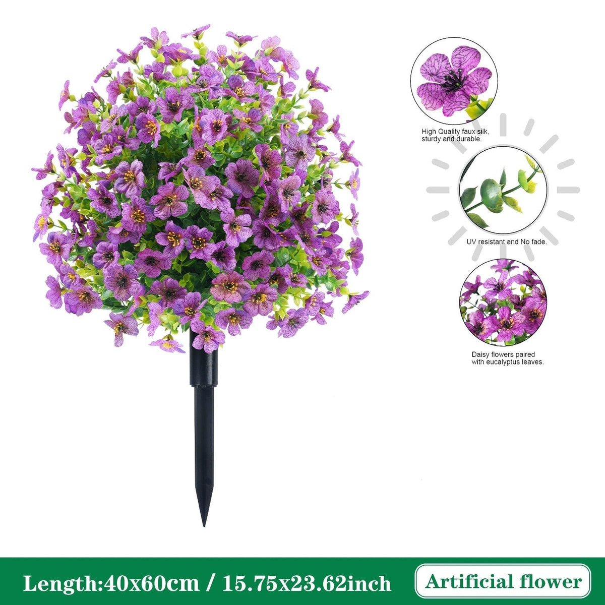 BlattBrise™ / UV-beständiger künstlicher Zedern-Topiary-Kugelbaum - Sopheria