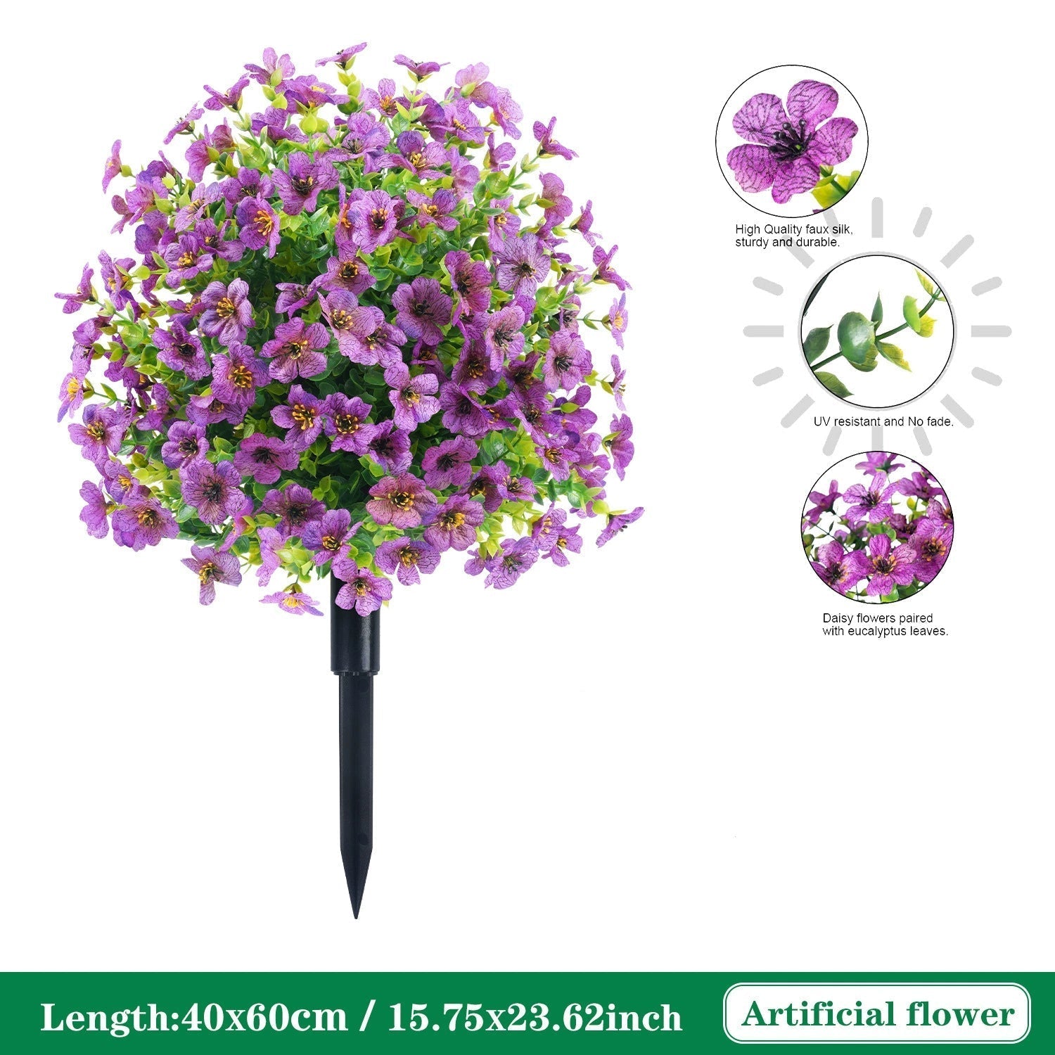 BlattBrise™ / UV-beständiger künstlicher Zedern-Topiary-Kugelbaum - Sopheria