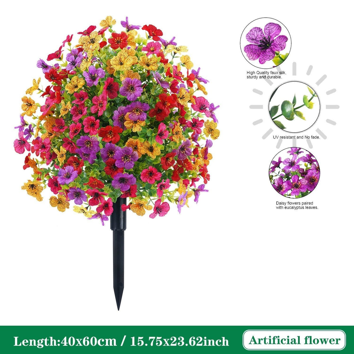 BlattBrise™ / UV-beständiger künstlicher Zedern-Topiary-Kugelbaum - Sopheria