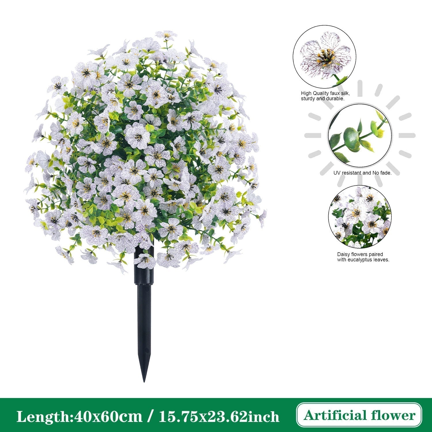 BlattBrise™ / UV-beständiger künstlicher Zedern-Topiary-Kugelbaum - Sopheria