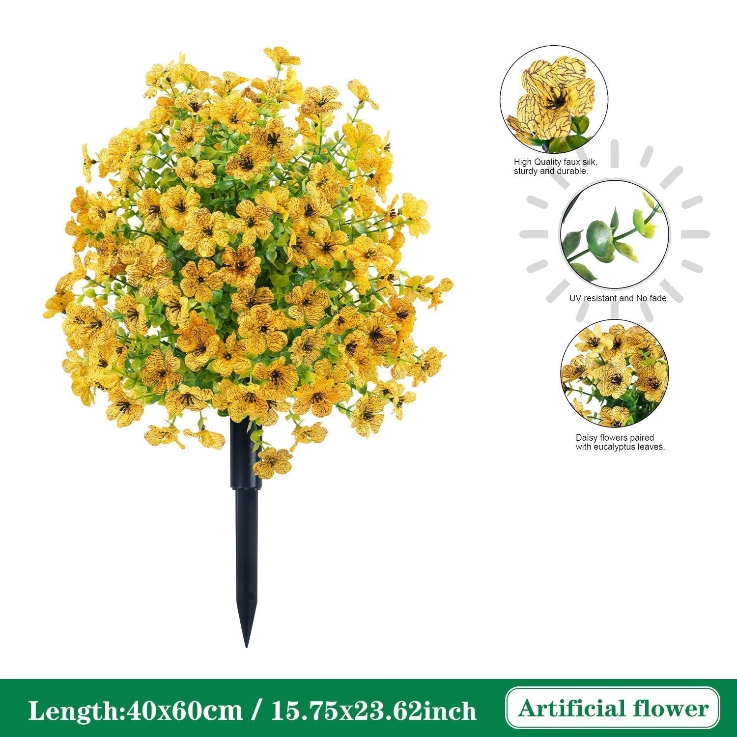 BlattBrise™ / UV-beständiger künstlicher Zedern-Topiary-Kugelbaum - Sopheria