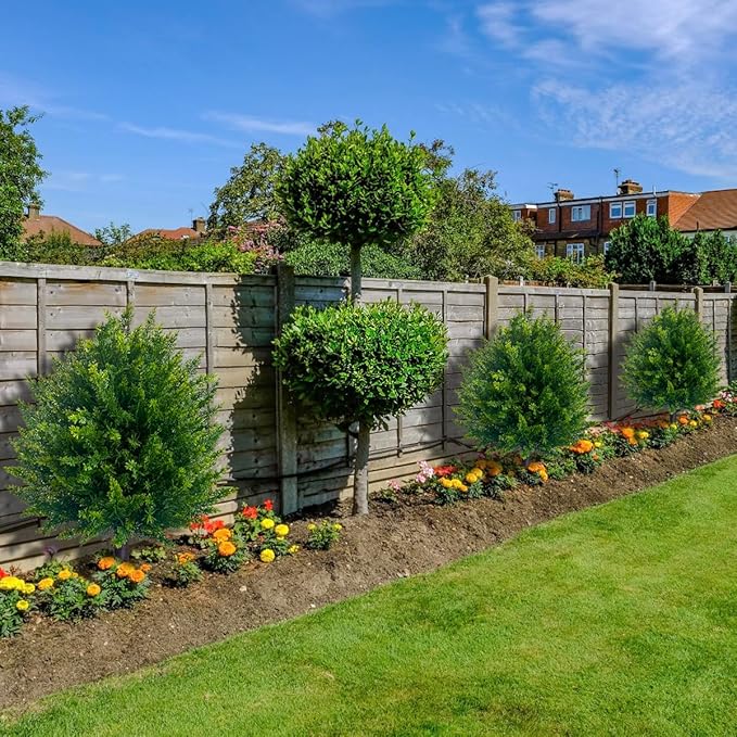 BlattBrise™ / UV-beständiger künstlicher Zedern-Topiary-Kugelbaum - Sopheria