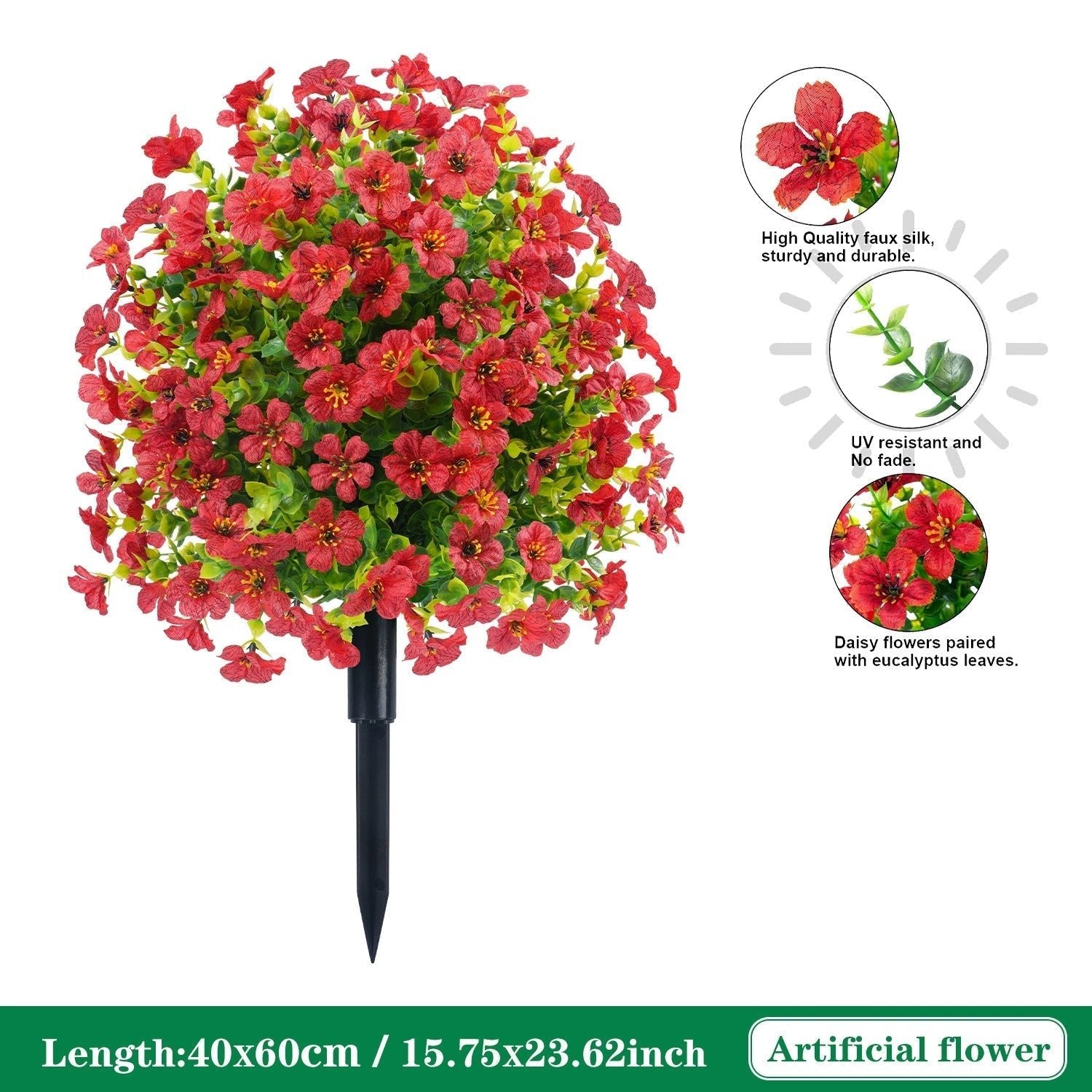 BlattBrise™ / UV-beständiger künstlicher Zedern-Topiary-Kugelbaum - Sopheria