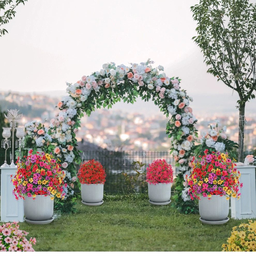BlattBrise™ / UV-beständiger künstlicher Zedern-Topiary-Kugelbaum - Sopheria