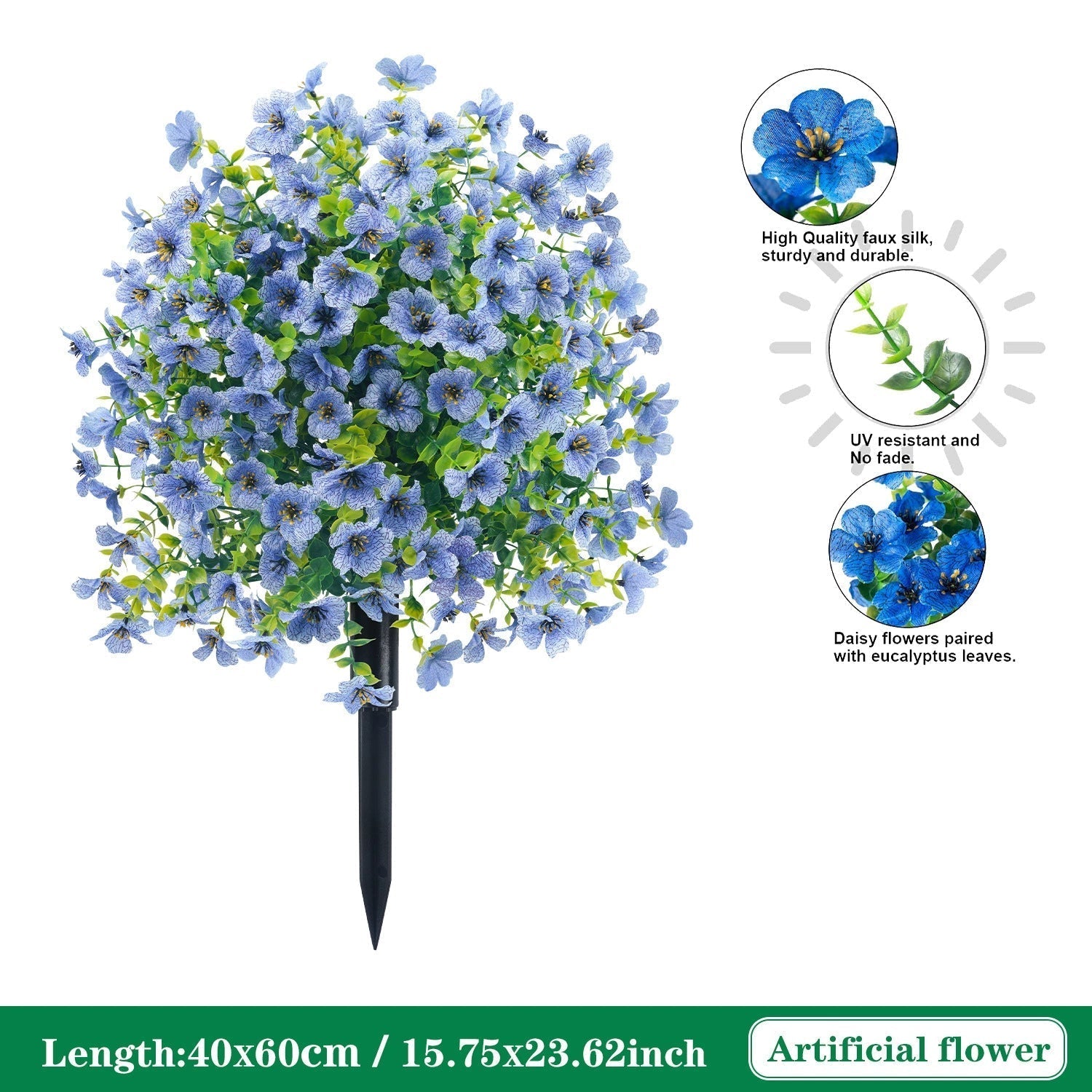 BlattBrise™ / UV-beständiger künstlicher Zedern-Topiary-Kugelbaum - Sopheria