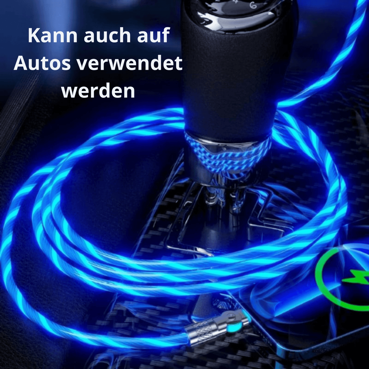 BlitzBand™ / 540° drehbares Schnellladekabel mit Beleuchtung - Sopheria