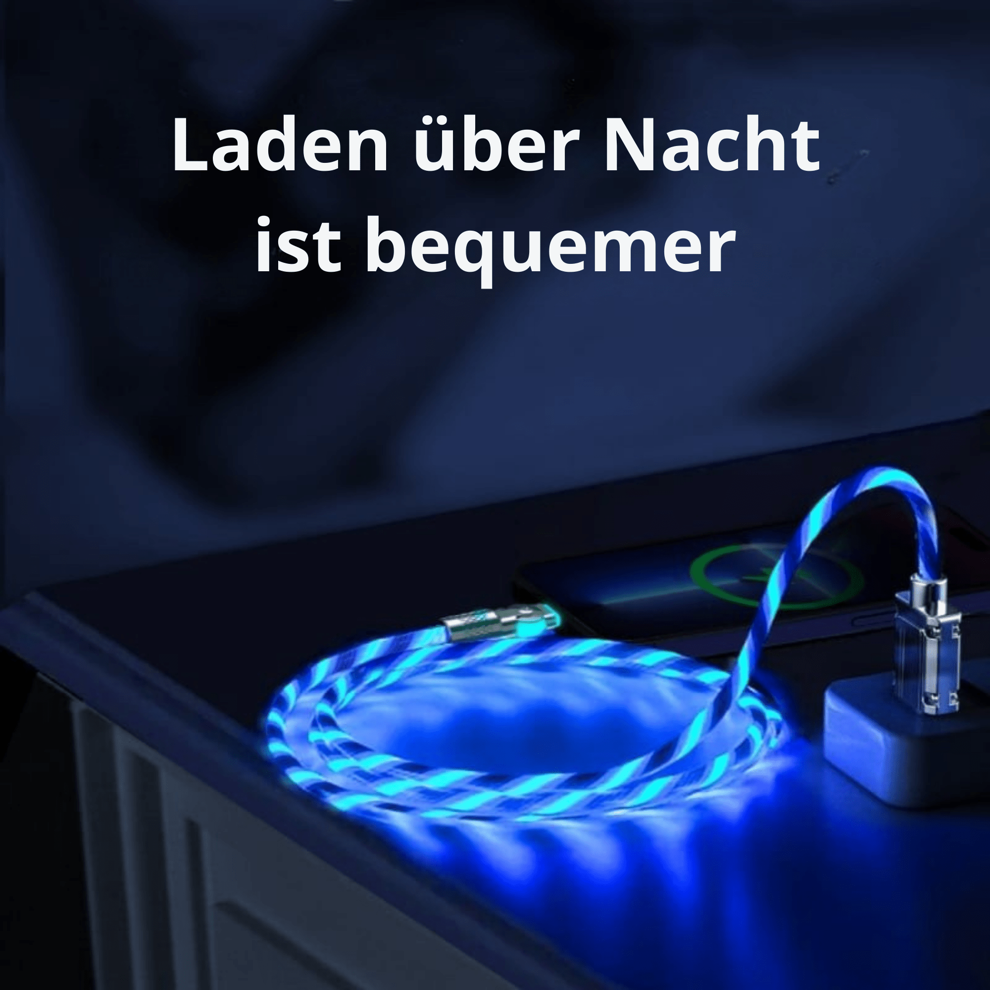 BlitzBand™ / 540° drehbares Schnellladekabel mit Beleuchtung - Sopheria