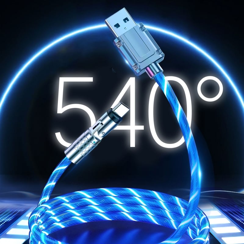 BlitzBand™ / 540° drehbares Schnellladekabel mit Beleuchtung - Sopheria