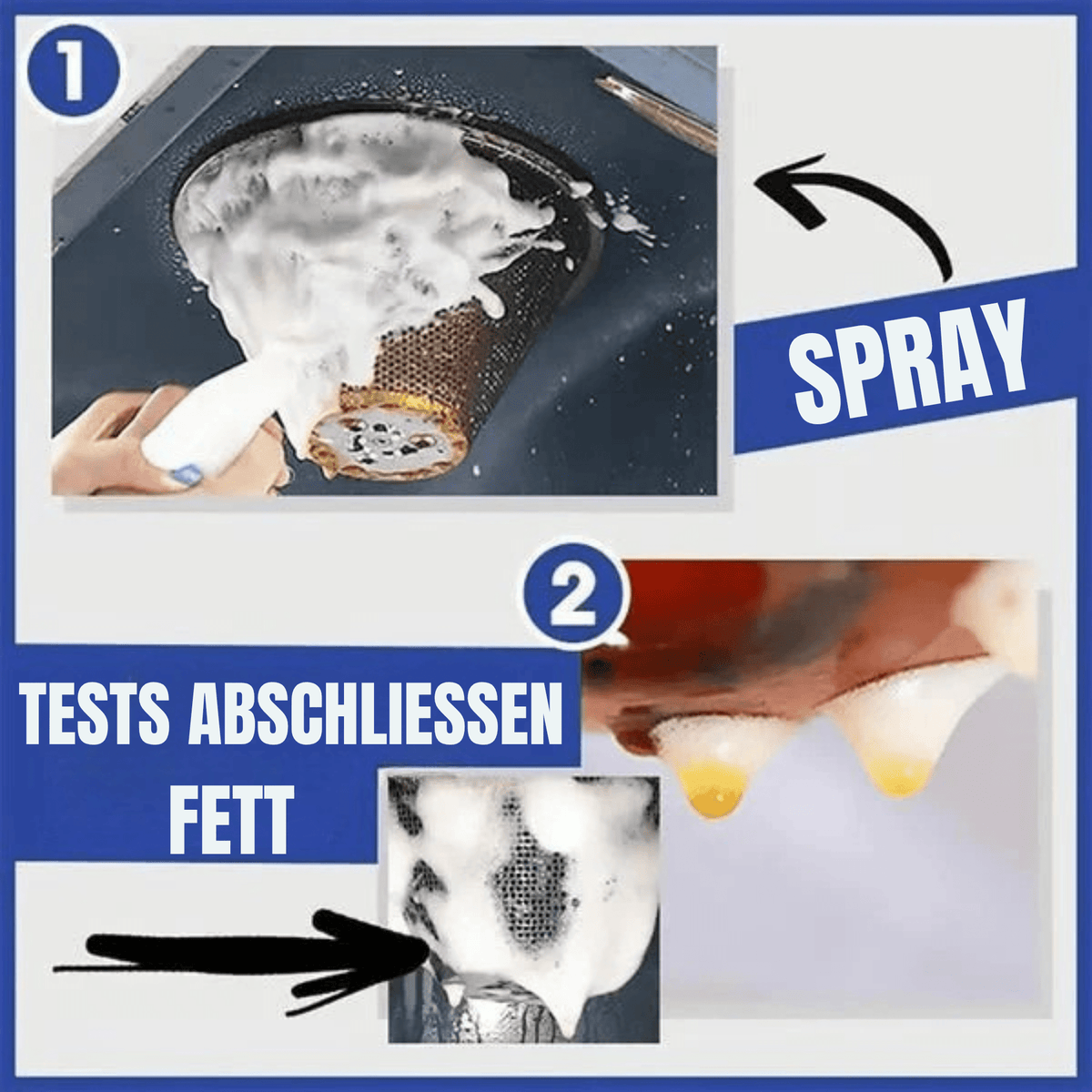 BlitzBlank™ / Allzweck-Reinigungsspray (ohne Abspülen) - Sopheria