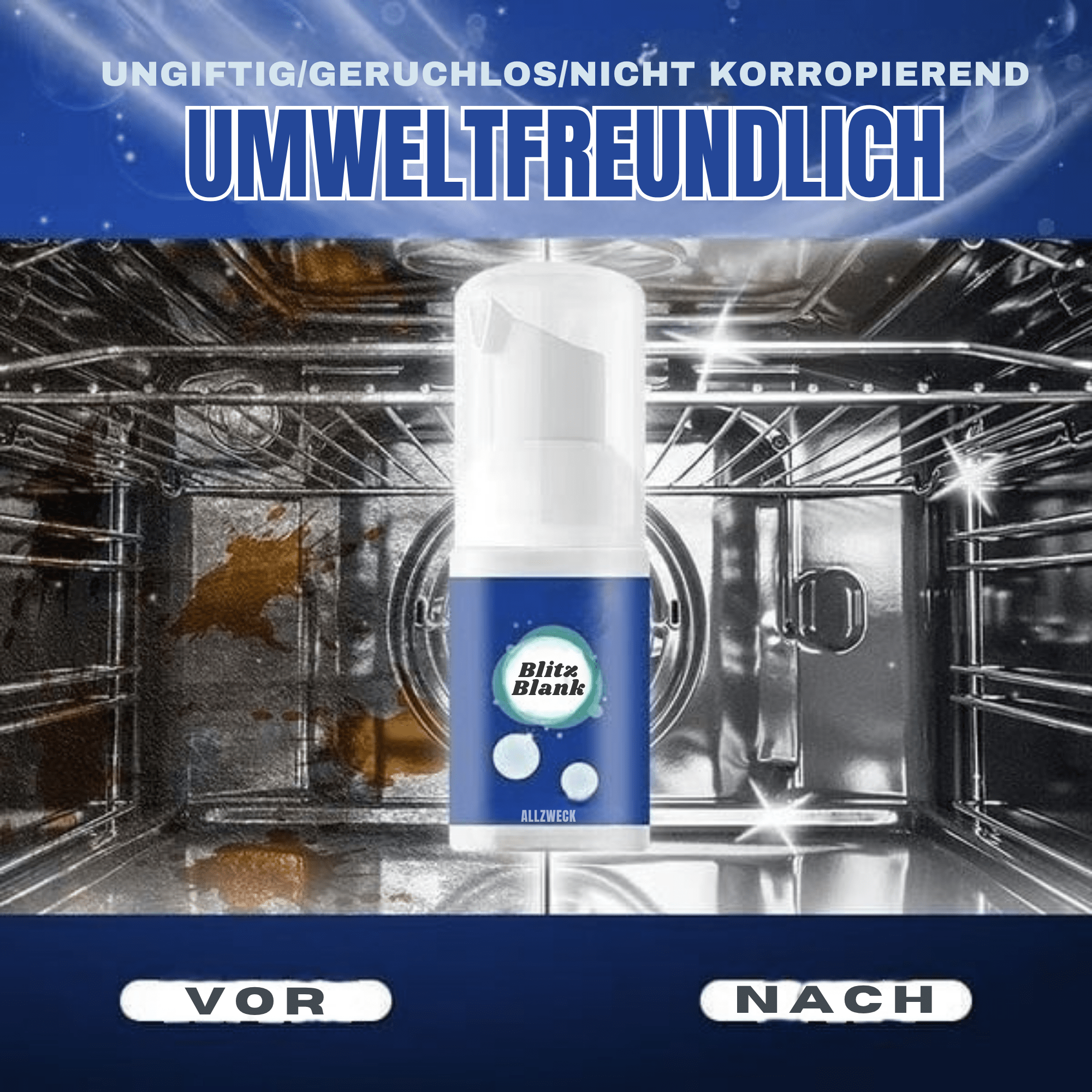 BlitzBlank™ / Allzweck-Reinigungsspray (ohne Abspülen) - Sopheria