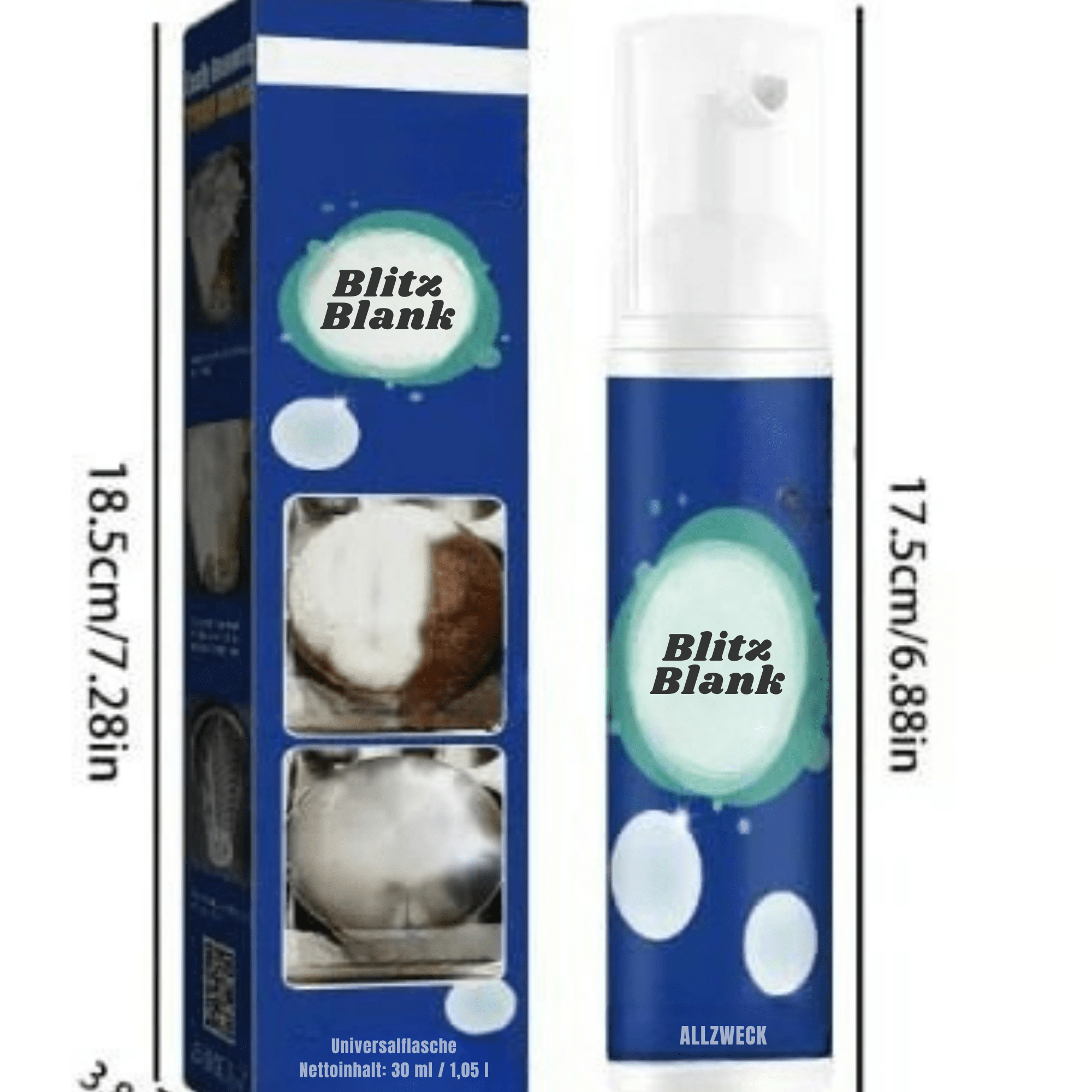 BlitzBlank™ / Allzweck-Reinigungsspray (ohne Abspülen) - Sopheria
