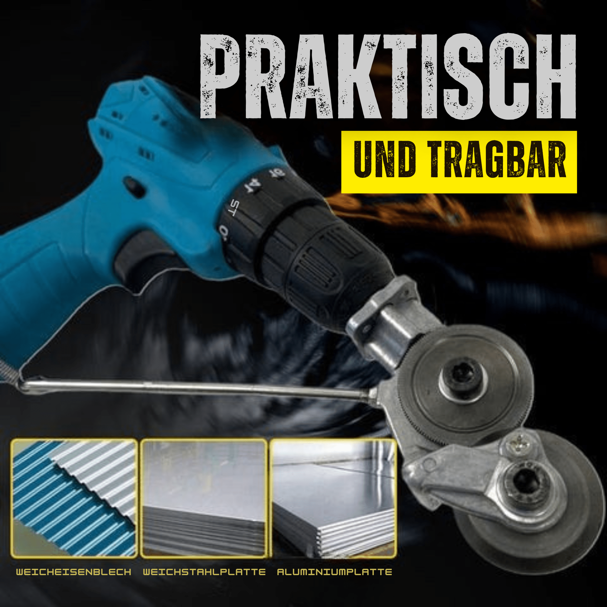 BohrSchneider – Metall Schneidaufsatz - Sopheria