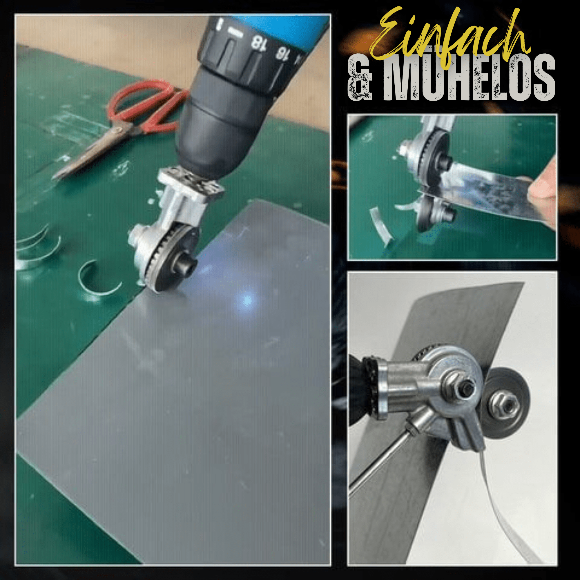 BohrSchneider – Metall Schneidaufsatz - Sopheria