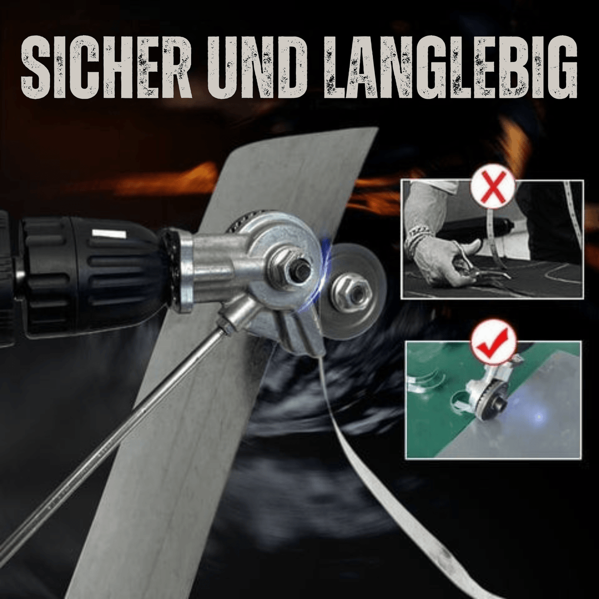 BohrSchneider – Metall Schneidaufsatz - Sopheria