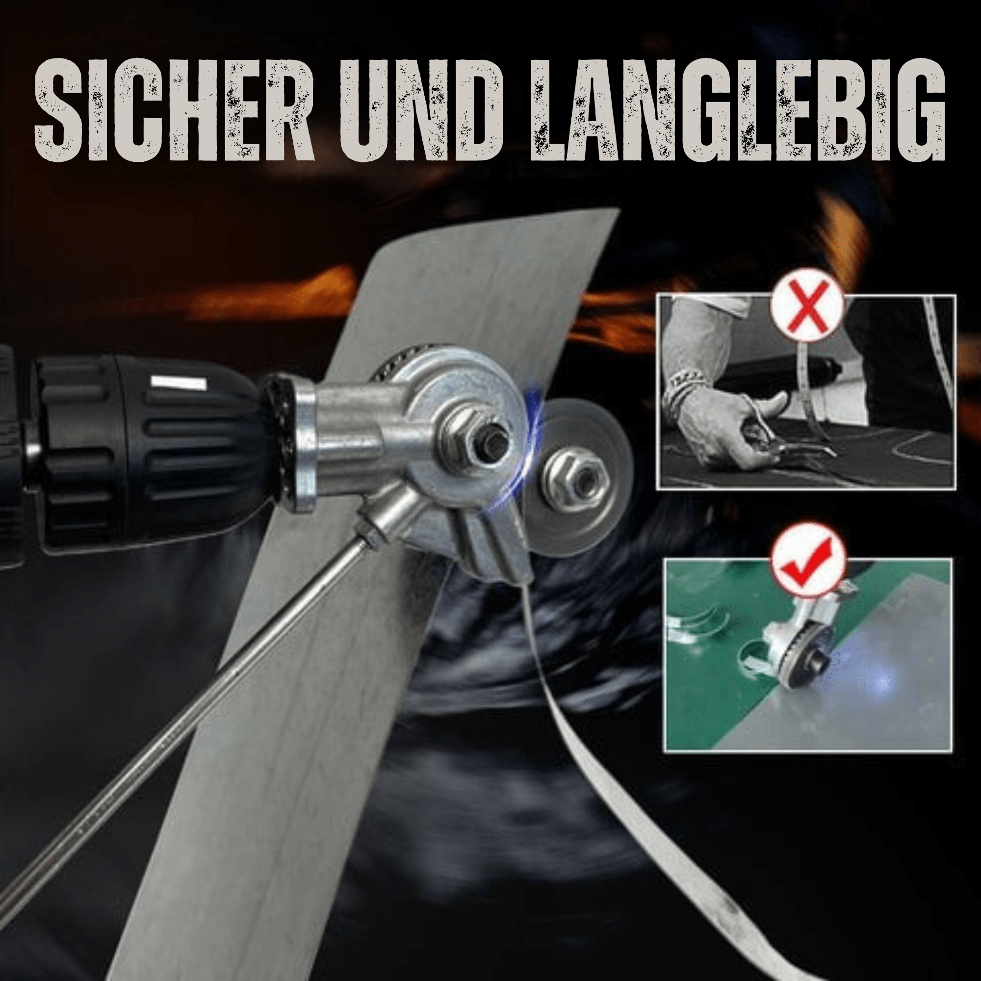 BohrSchneider – Metall Schneidaufsatz - Sopheria