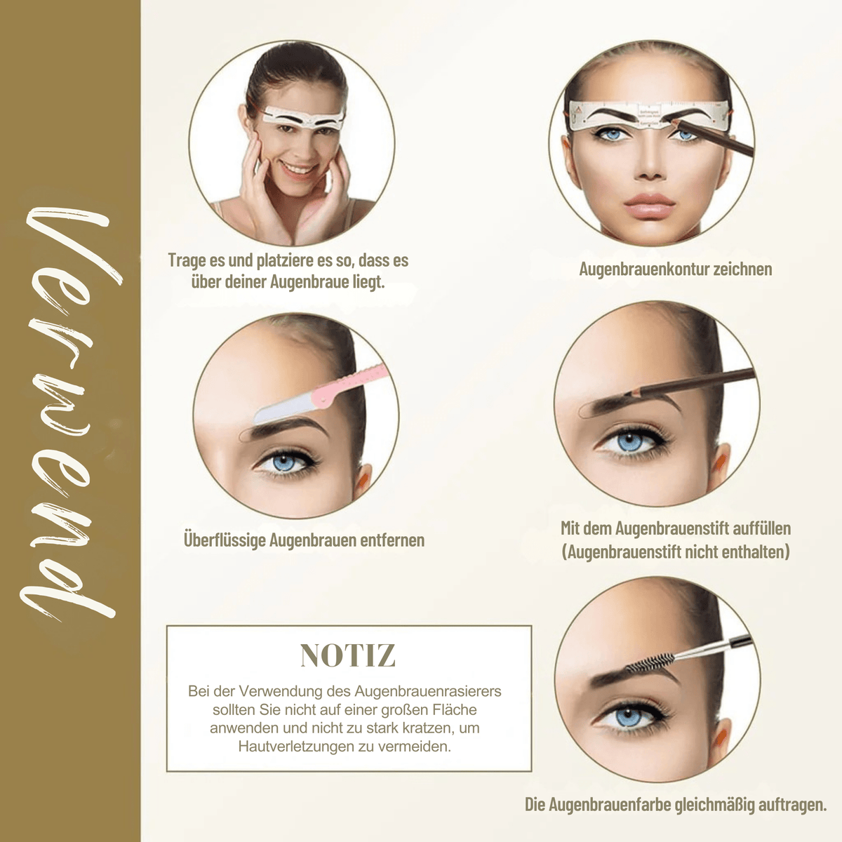 BrauenBlitz™ / 12 Styles, grenzenloses Selbstvertrauen - Sopheria