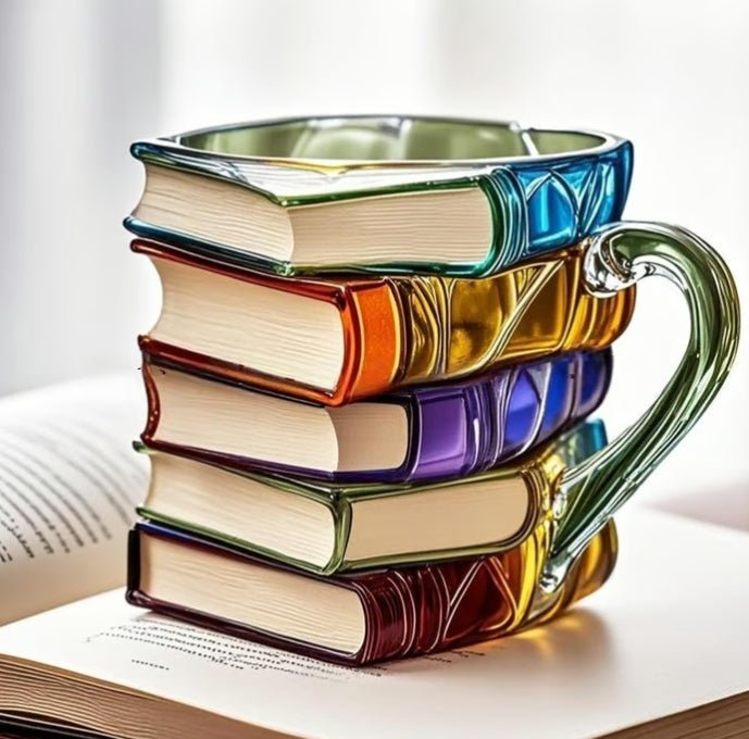 BuchBecher™ / Bemalte Buch-Tasse - Sopheria
