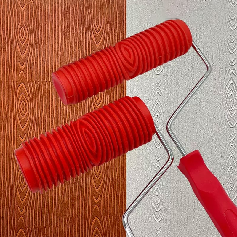 RollenTausch™ / Farbroller mit Prägestruktur für Wanddekoration