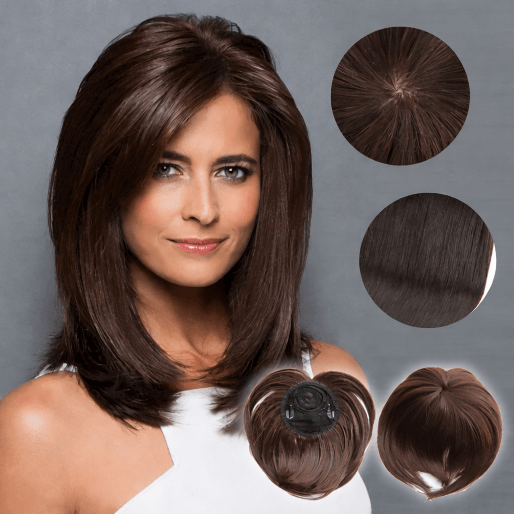 Cavelle / Haarteil | Clip-In-Haarperücke | Nahtloser Sofort-Look (1+1 Gratis) - Sopheria