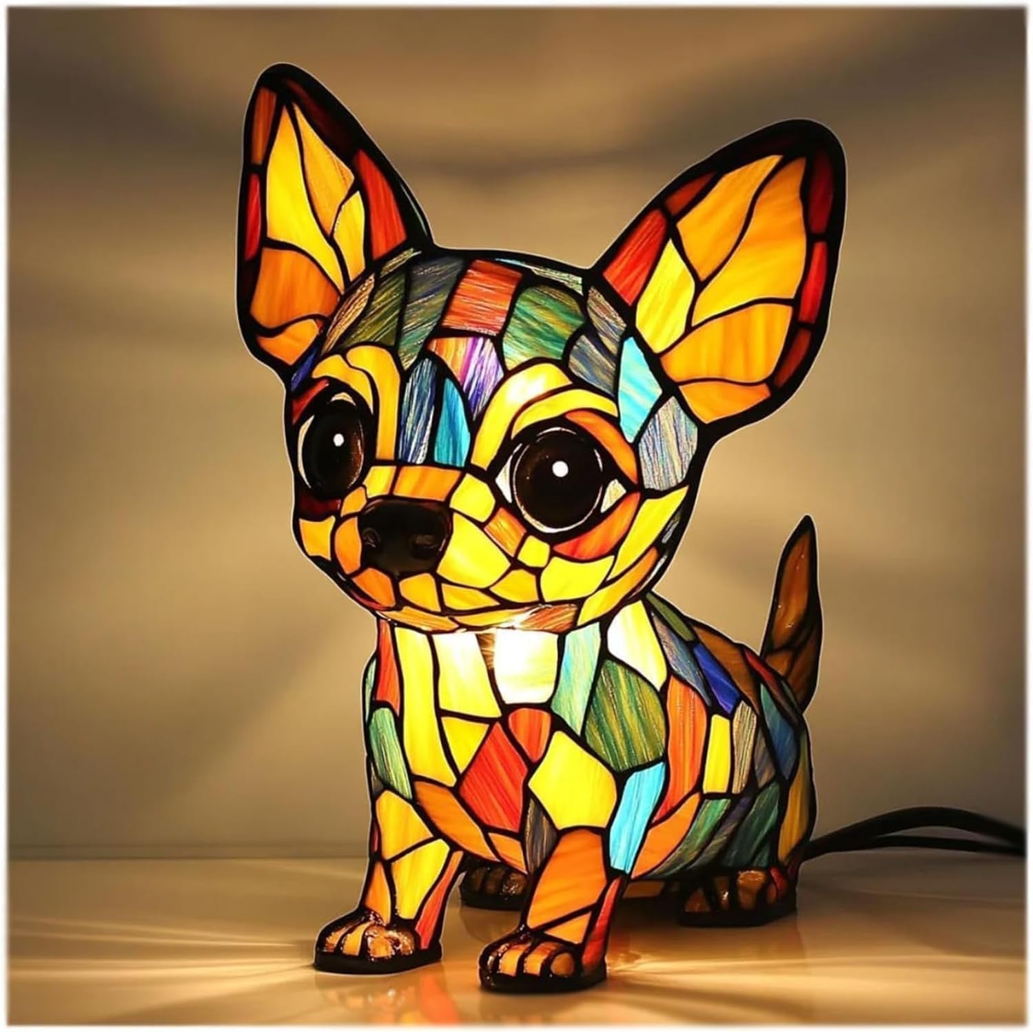 Chacha | Magisk Buntglas-Hundelampe - Sopheria