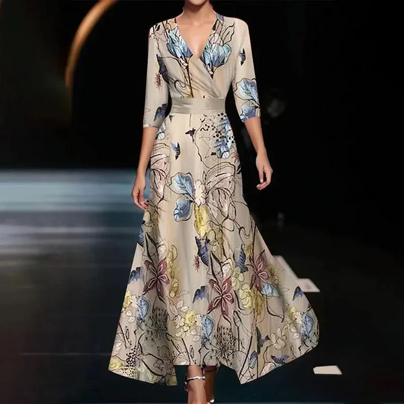 Alma | Elegantes Damenkleid mit Ärmeln