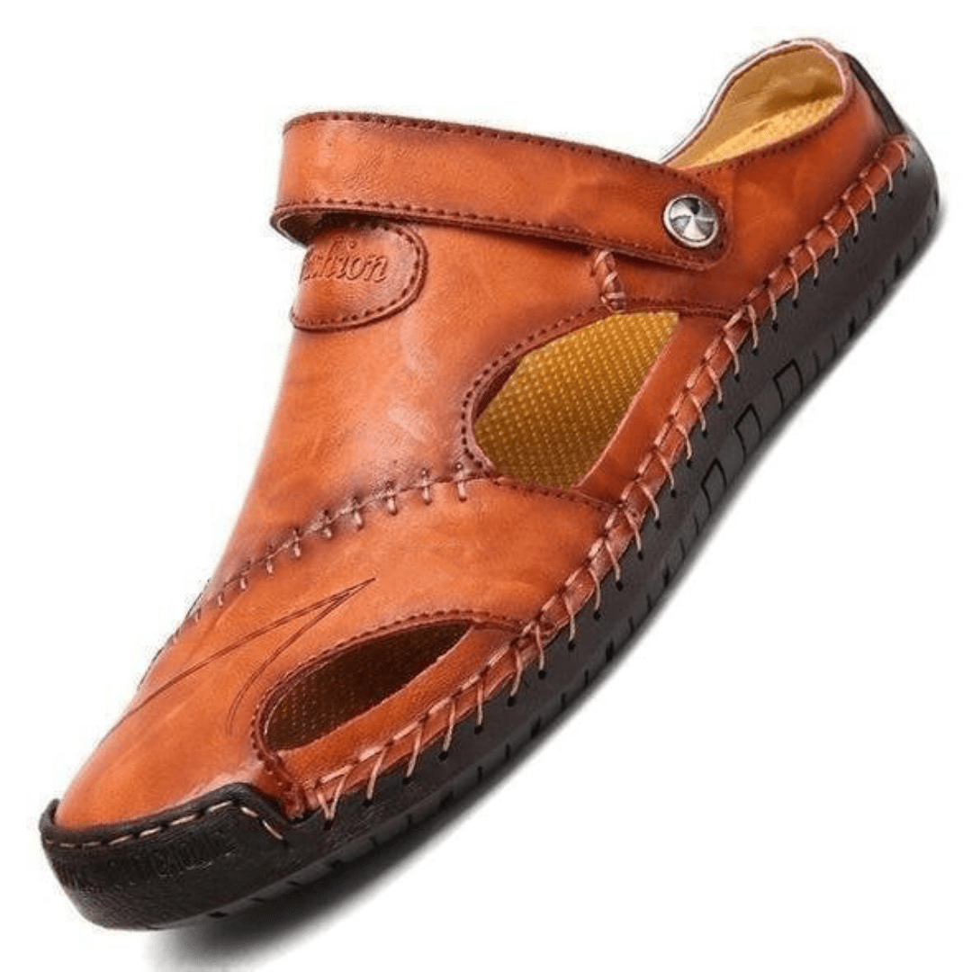 Chris | Orthopädische Ledersandalen - Sopheria