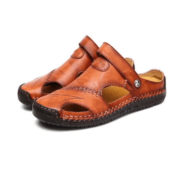 Chris | Orthopädische Ledersandalen - Sopheria