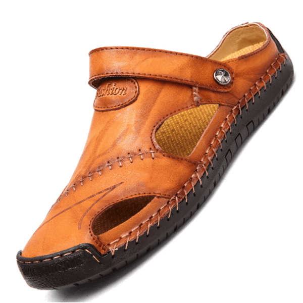 Chris | Orthopädische Ledersandalen - Sopheria