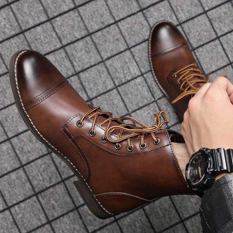 Claudius | Stiefeletten aus echtem Leder - Sopheria