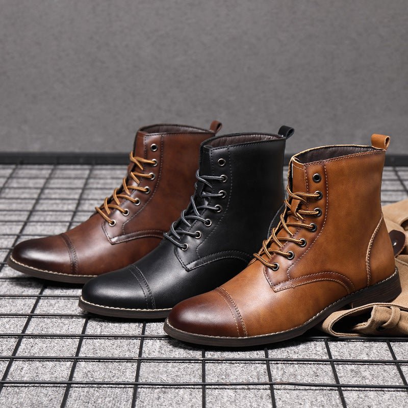 Claudius | Stiefeletten aus echtem Leder - Sopheria