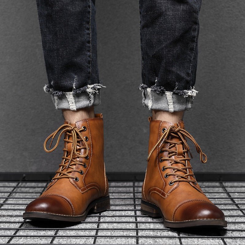 Claudius | Stiefeletten aus echtem Leder - Sopheria