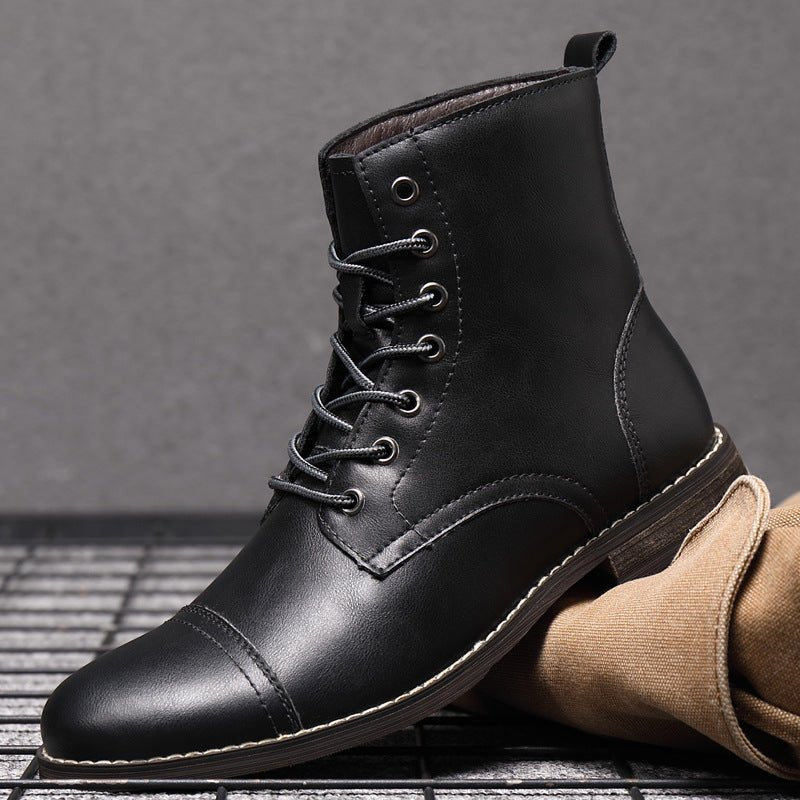Claudius | Stiefeletten aus echtem Leder - Sopheria