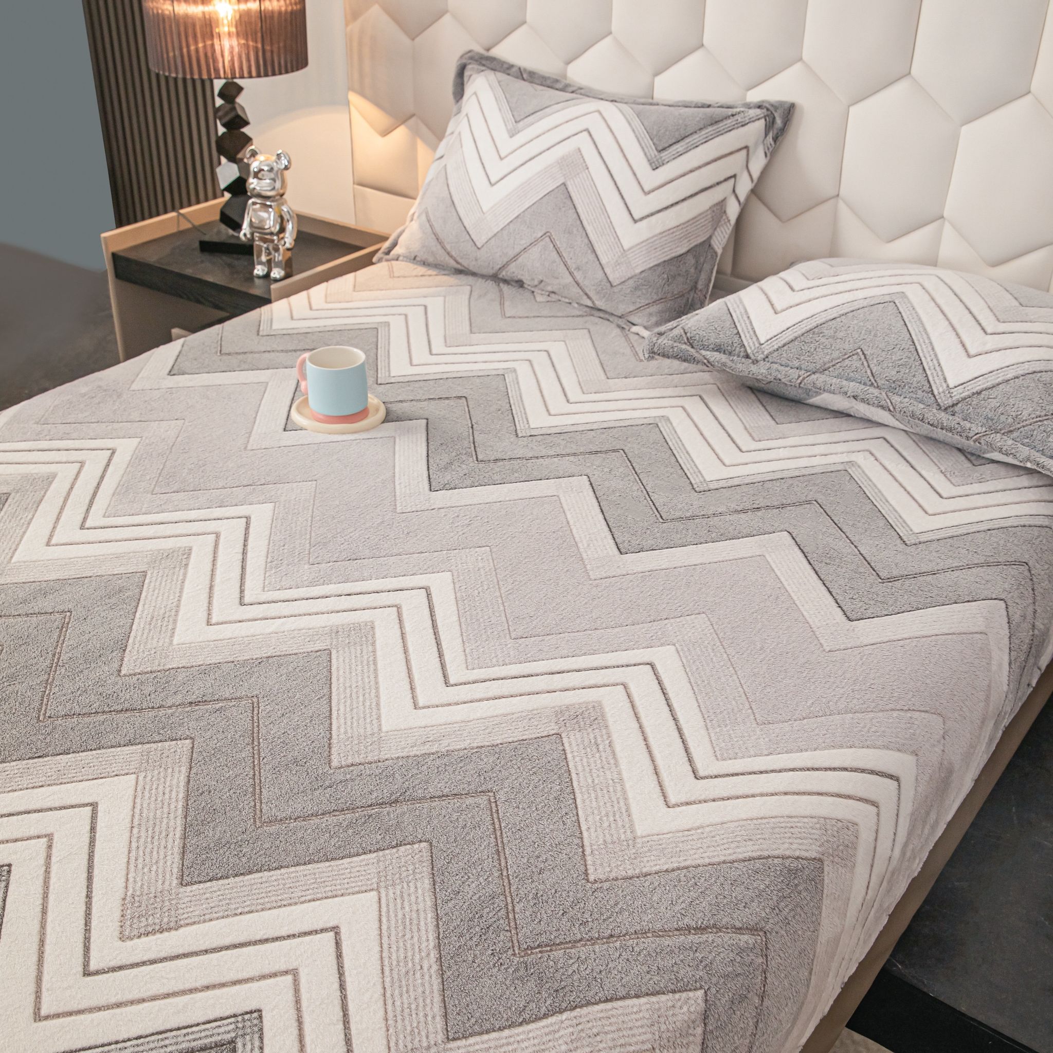Cocolino-Bezug 3 mit Gummizug + 2 Kissenbezüge, Doppelbett - Sopheria