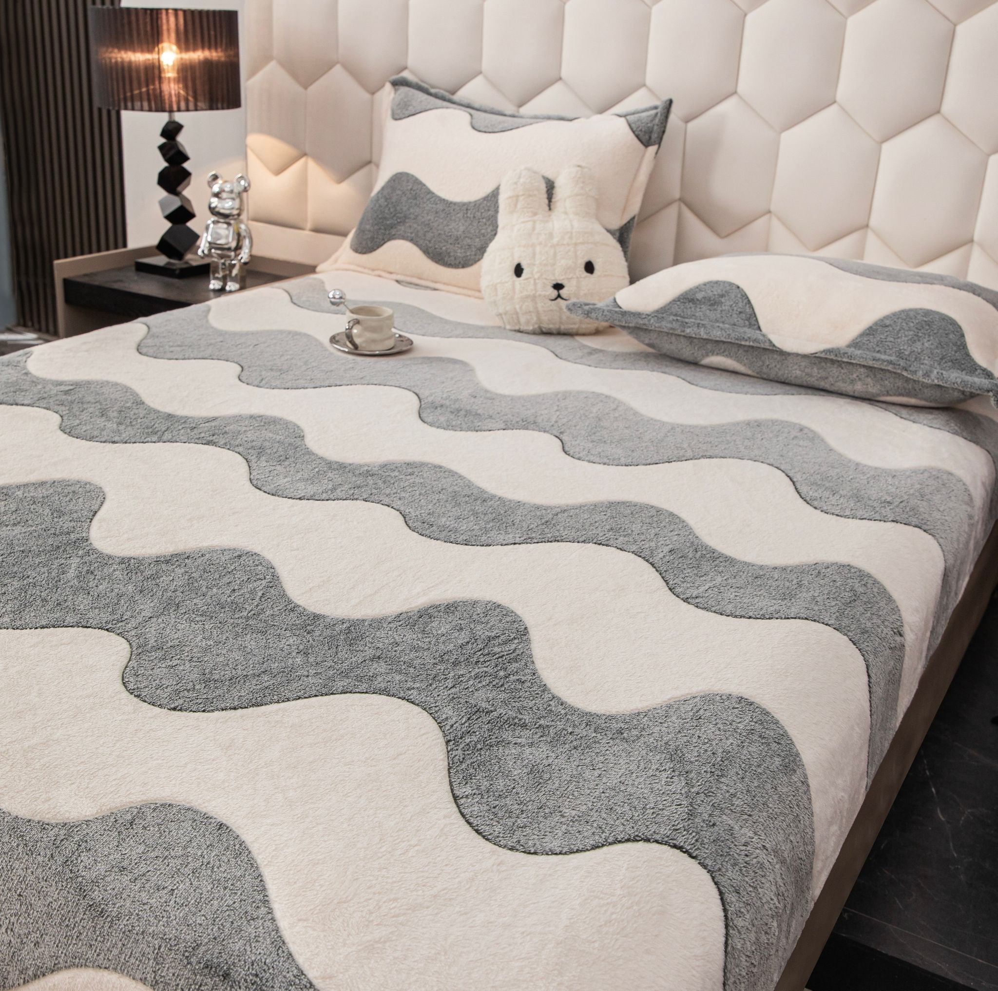 Cocolino-Bezug 4 mit Gummizug + 2 Kissenbezüge, Doppelbett - Sopheria