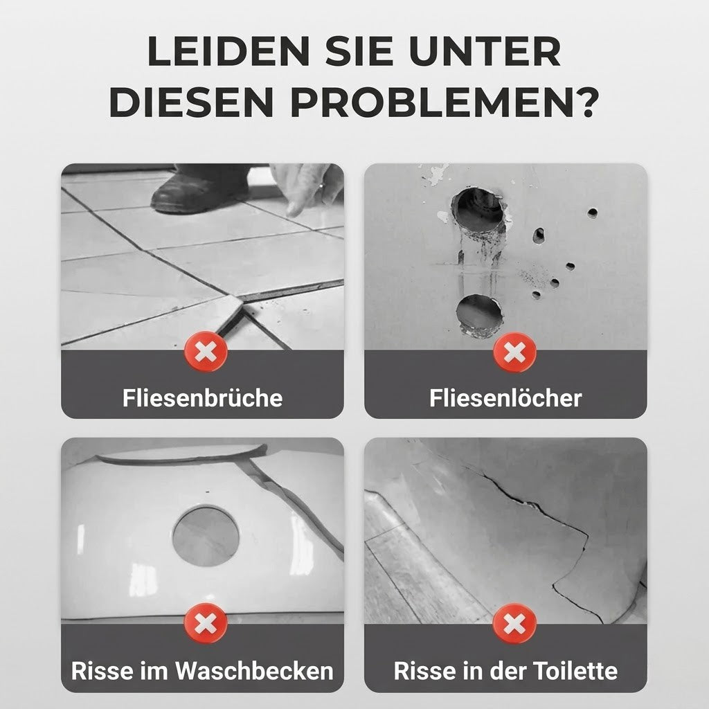 Crackon - Reparaturpasten-Set für Risse in Keramikfliesen - Sopheria