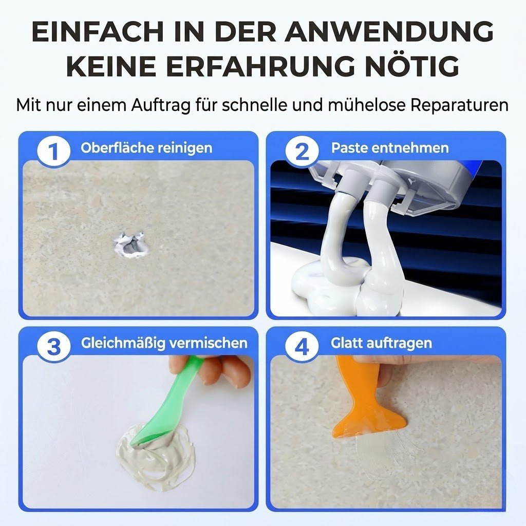 Crackon - Reparaturpasten-Set für Risse in Keramikfliesen - Sopheria